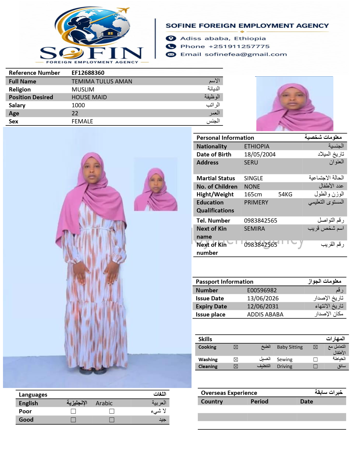 TEMIMA TULUS AMAN