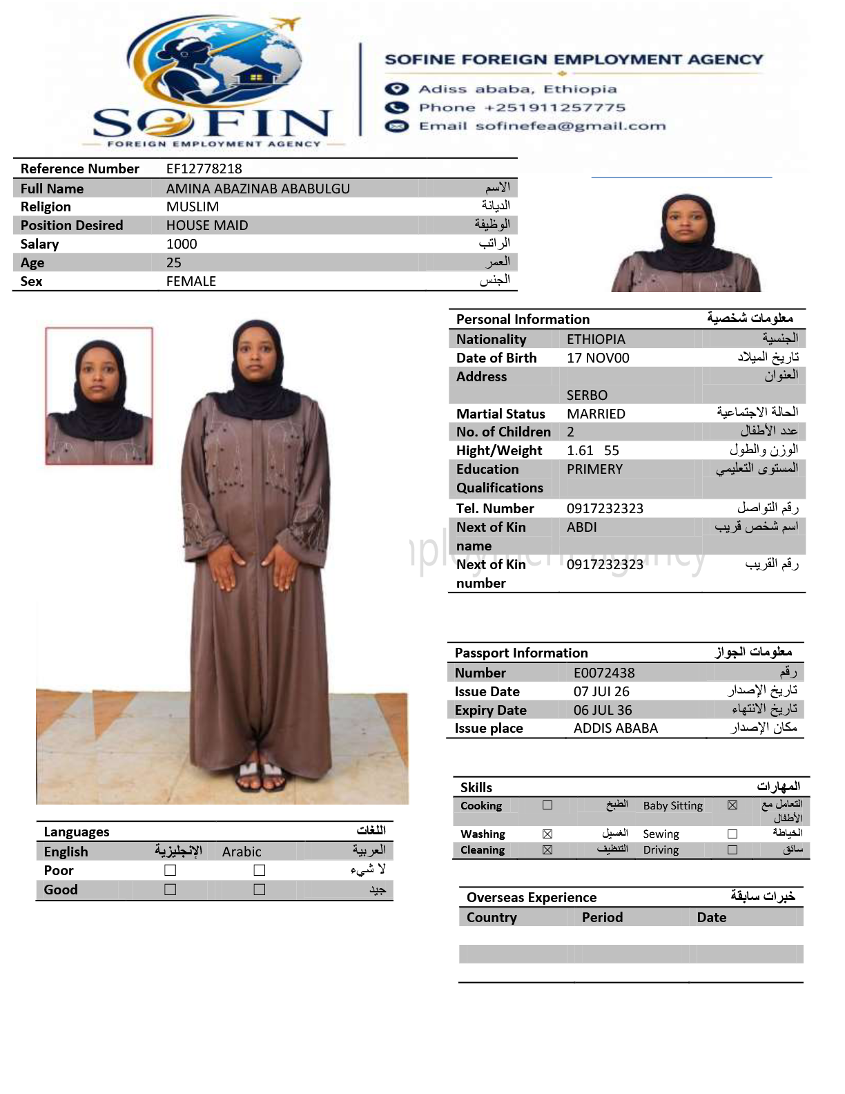 AMINA ABAZINAB ABABULGU