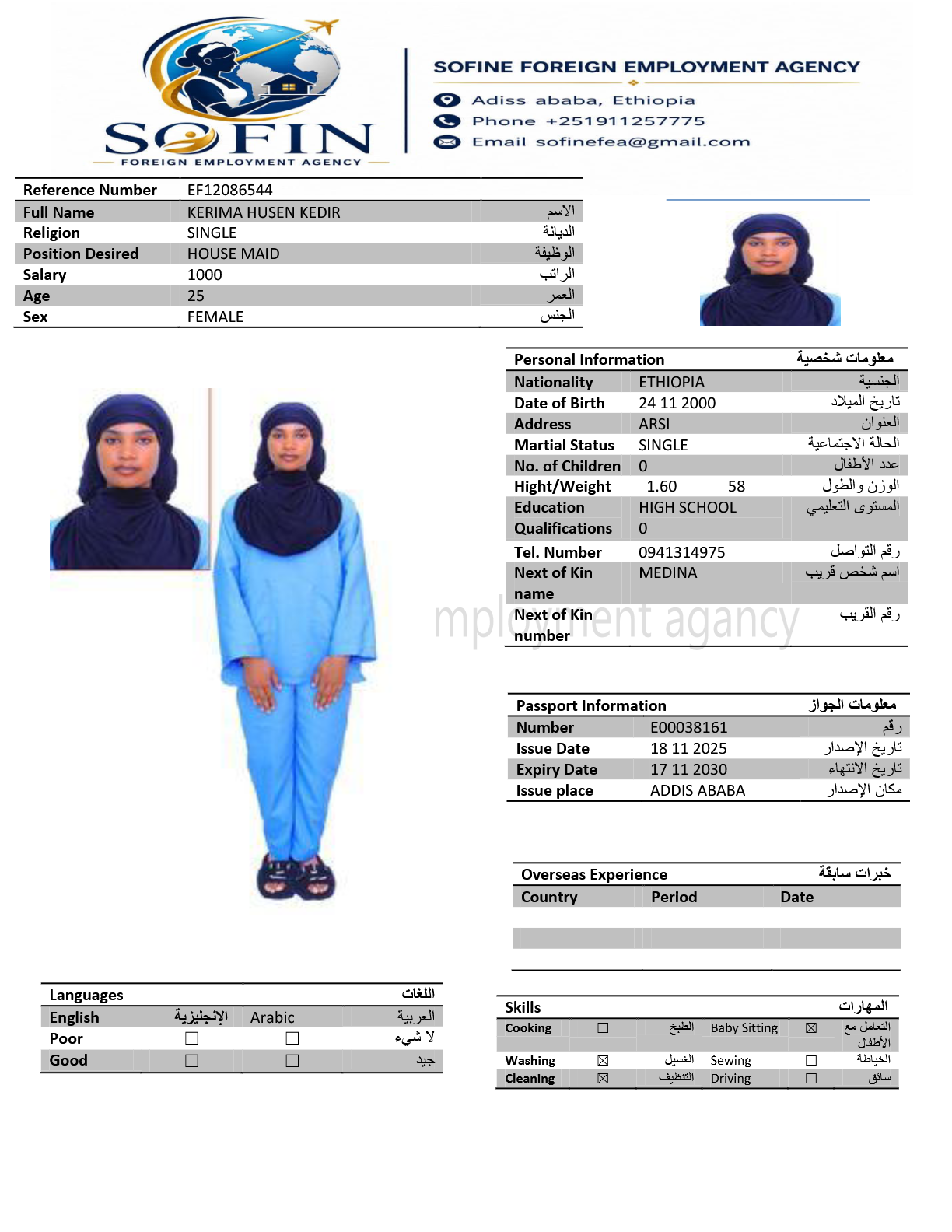 KERIMA HUSEN KEDIR